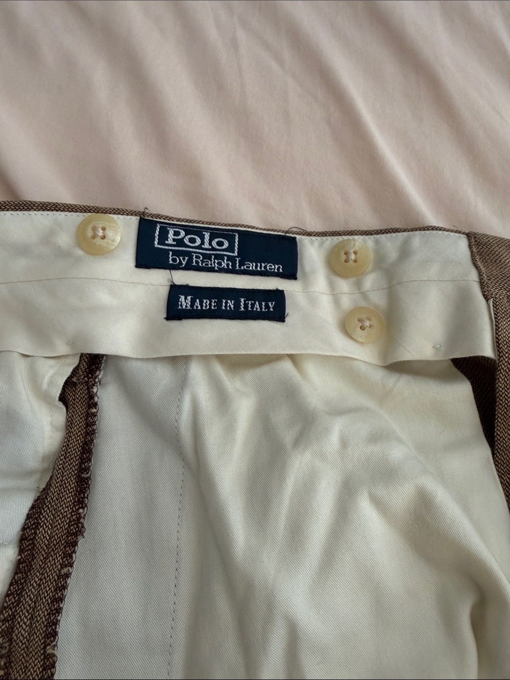 Polo by Ralph Lauren men’s vintage pleated trousers